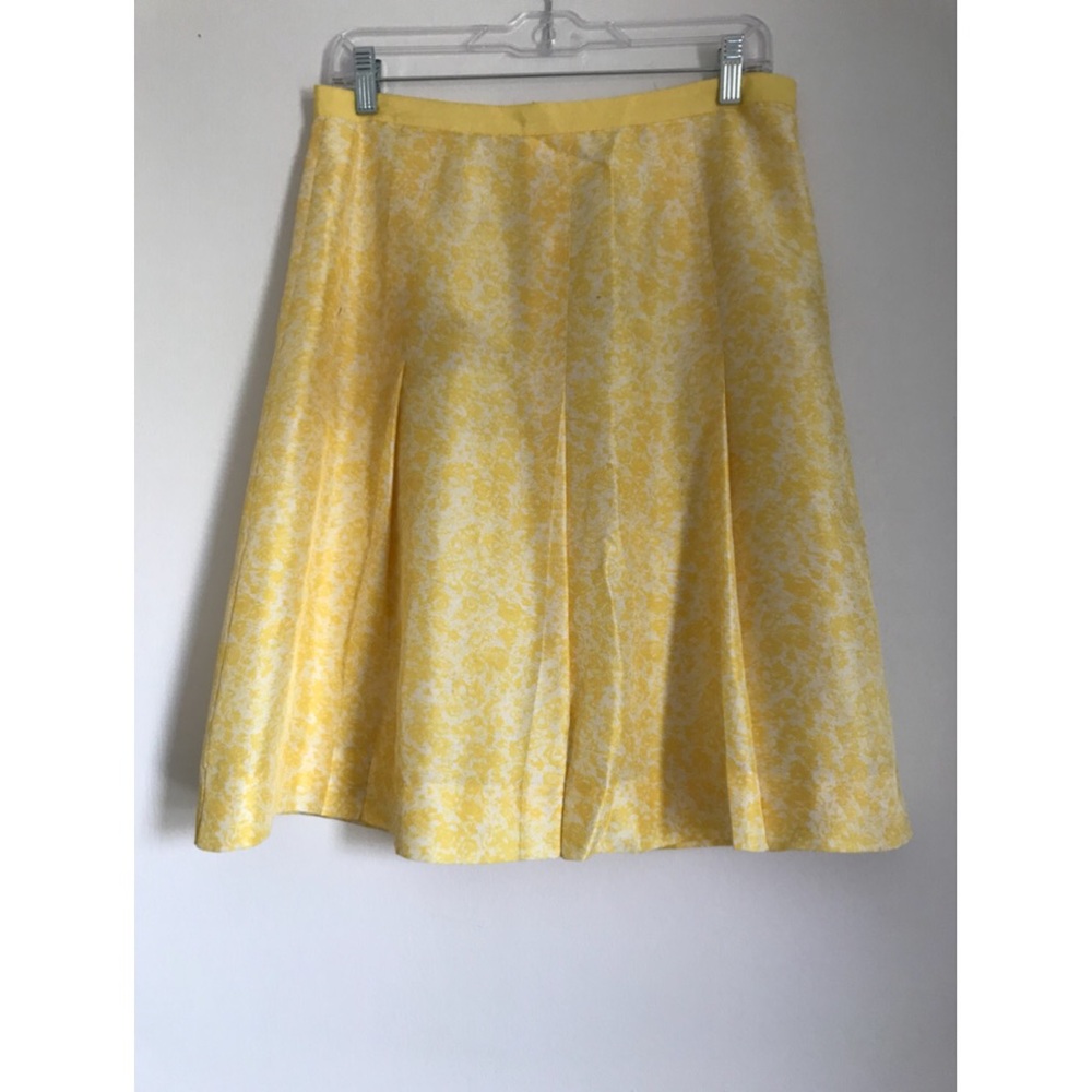Banana Republic A-line Silk Midi Skirt Size 4